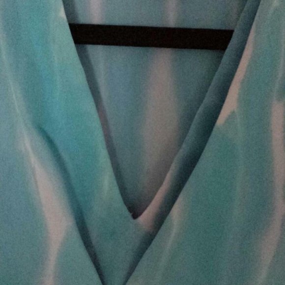 New painted Silk Vince shirt popover blouse dolman caftan top pink blue striped - Picture 11 of 13